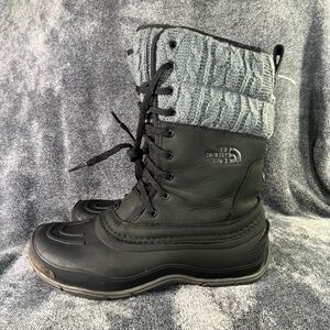 The North Face ThermoBall Insulated Winter Boots – Women’s 9.5 – Black/Grey